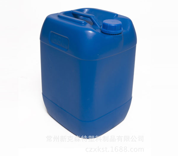 定制蓝色25L塑料桶 HDPE方桶 农用塑料桶 化学品液体农药周转桶
